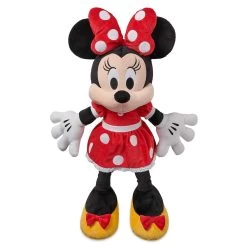 Disney Minnie Mouse Plush – Red – Large 21 1/4'' -Happy Toyland Shop 1232000443598 1