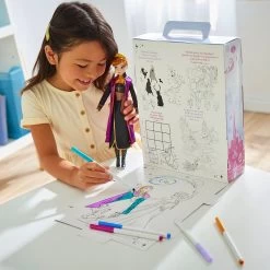 Anna Disney Story Doll – Frozen – 11 1/2'' -Happy Toyland Shop 1610040902077 3