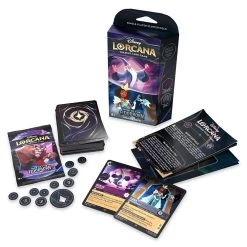 Disney Lorcana Trading Card Game By Ravensburger – Rise Of The Floodborn – Starter Deck – Merlin And Tiana