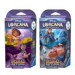 Disney Lorcana Trading Card Game By Ravensburger – Ursula's Return – Starter Deck – Frozen And Hercules -Happy Toyland Shop 1611057960150 2