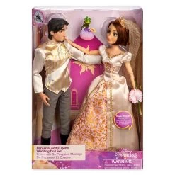 Disney Rapunzel And Eugene Wedding Doll Set – Tangled -Happy Toyland Shop 1612040900062 5