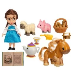 Disney Animators' Collection Belle Mini Doll Play Set – 5''