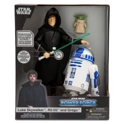 Disney Luke Skywalker, R2-D2 And Grogu Talking Action Figure Set – Star Wars Power Force – 10'' H -Happy Toyland Shop 1713047620027 3
