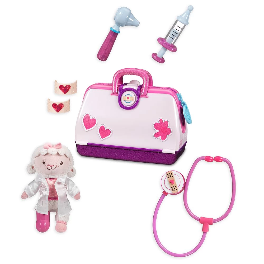 Disney Doc McStuffins Toy Hospital Doctor's Bag With Lambie Plush Play Set 3 Disney Doc McStuffins Toy Hospital Doctor's Bag With Lambie Plush Play Set