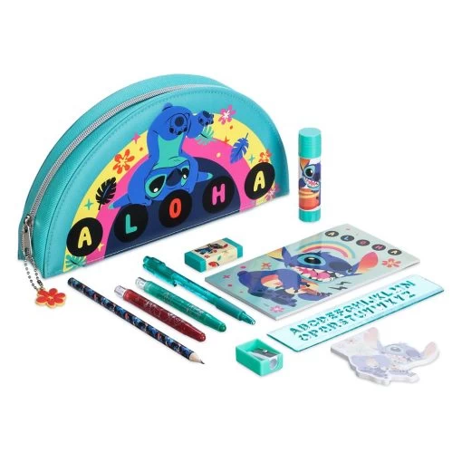 Disney Stitch Zip-Up Stationery Kit – Lilo & Stitch -Happy Toyland Shop 3539041260007 1