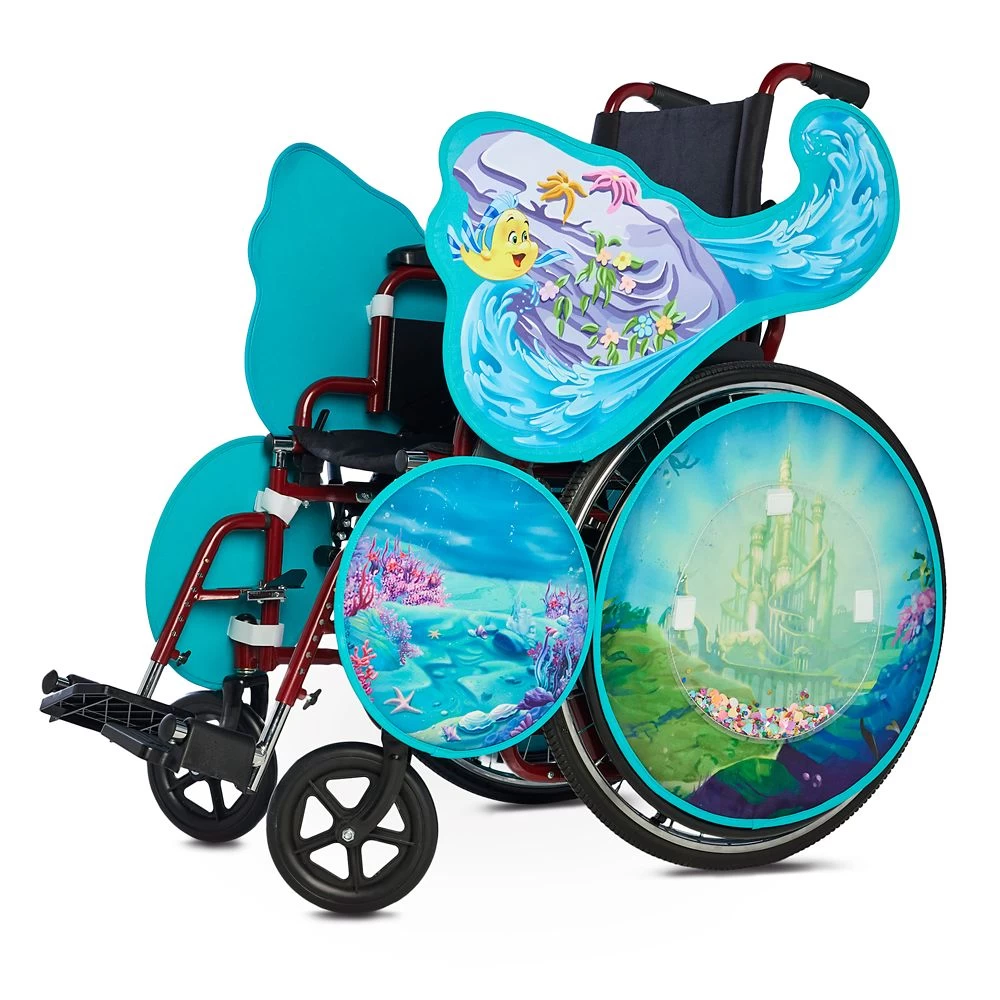 Disney The Little Mermaid Adaptive Wheelchair Wrap 3 Disney The Little Mermaid Adaptive Wheelchair Wrap