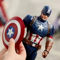 Disney Captain America Talking Action Figure 20 Disney Captain America Talking Action Figure -Happy Toyland Shop 6101047624063 7