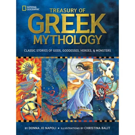 Disney Treasury Of Greek Mythology: Classic Stories Of Gods, Goddesses, Heroes And Monsters Book – National Geographic -Happy Toyland Shop 7741055952846