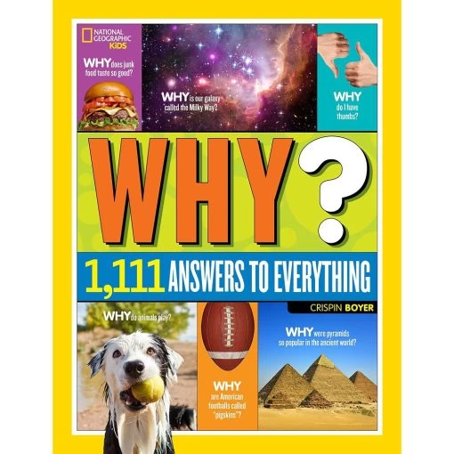 Disney Why? 1,111 Answers To Everything Book – National Geographic -Happy Toyland Shop 7741055952863