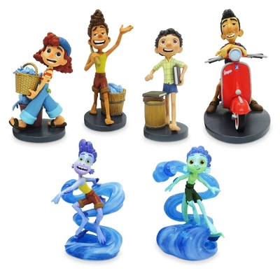 Disney Luca Figurine Playset 6pk 3 Disney Luca Figurine Playset 6pk
