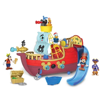 Disney Junior Mickey Mouse Funhouse Treasure Adventure Pirate Ship 4 Disney Junior Mickey Mouse Funhouse Treasure Adventure Pirate Ship - Image 2