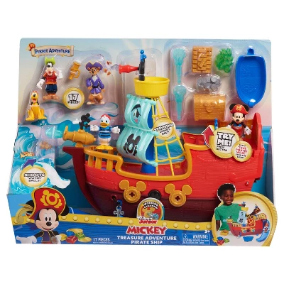 Disney Junior Mickey Mouse Funhouse Treasure Adventure Pirate Ship 6 Disney Junior Mickey Mouse Funhouse Treasure Adventure Pirate Ship - Image 4